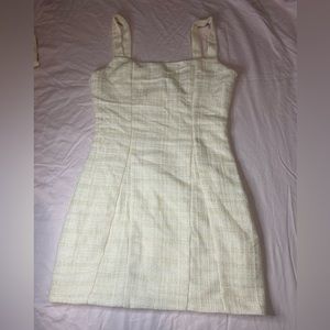 caramella yellow mini dress